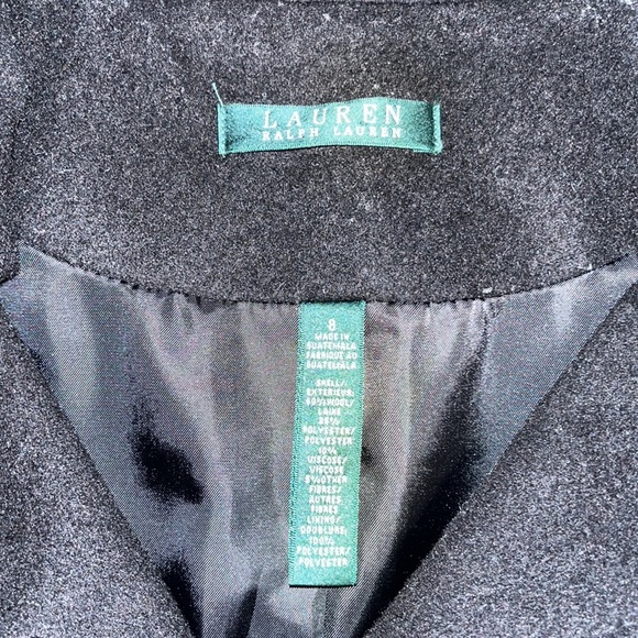 Ralph Lauren black wool pea coat - Picture 4 of 8